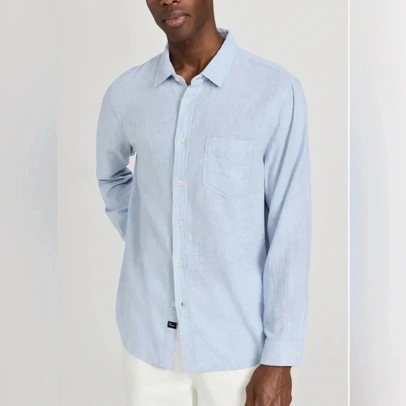 Rails Size XXL Wyatt Light Blue Buttondown Long Sleeve Shirt - Picture 1 of 9